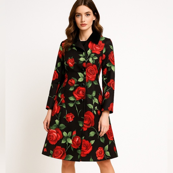 Floral Velvet Jacket The Jutka - Picture 15 of 15